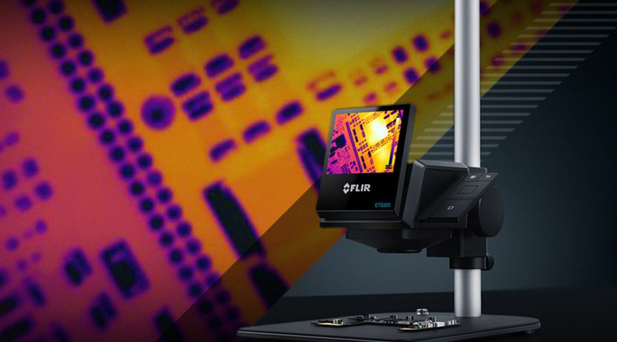 Termografía en productos electrónicos con la cámara termográfica FLIR ETS320