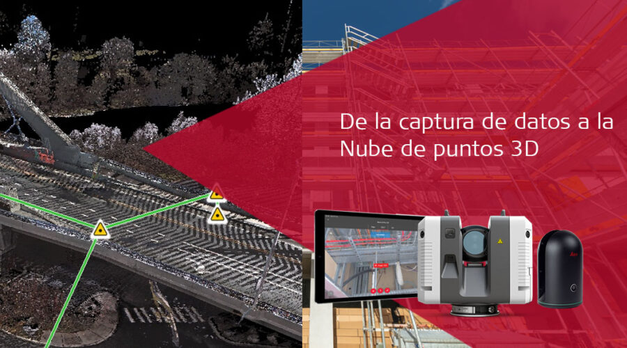 Proceso de trabajo: de la captura de datos hasta la nube de puntos 3D