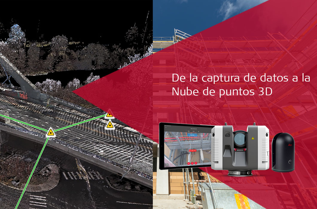 Proceso de trabajo: de la captura de datos hasta la nube de puntos 3D