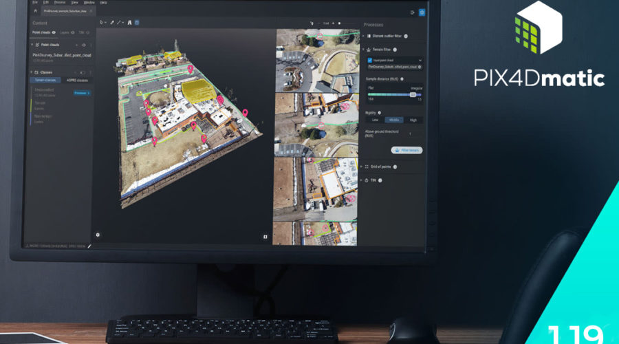 Combine Fotogrametría y LiDAR con Pix4DMatic