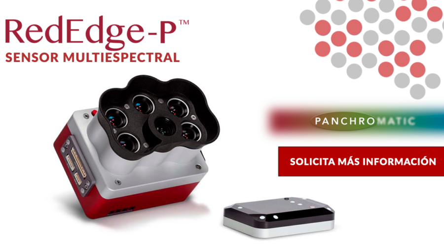 Nuevo sensor multiespectral Micasense RedEdge-P para agricultura de precisión