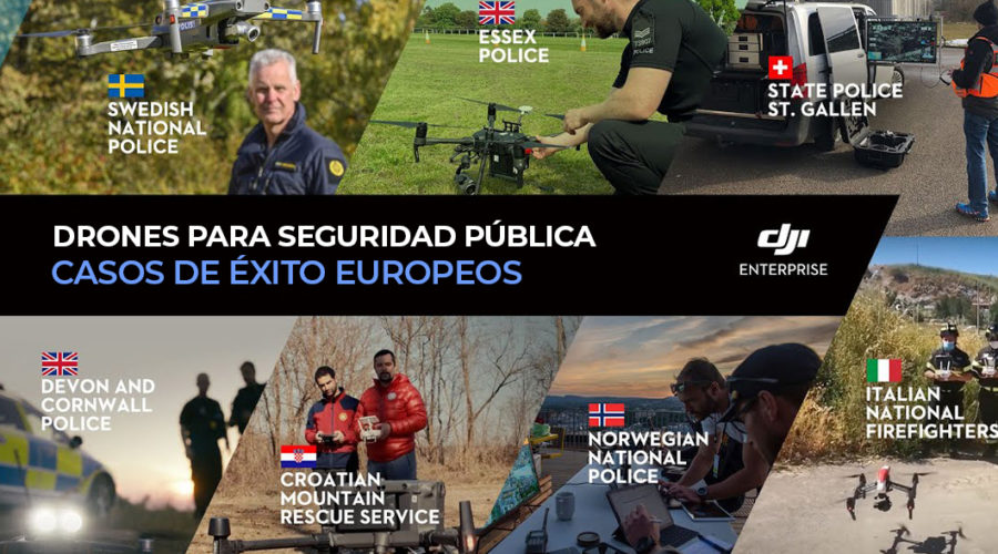 Drones en seguridad pública. ¿Por qué las fuerzas de seguridad utilizan DJI ENTERPRISE?