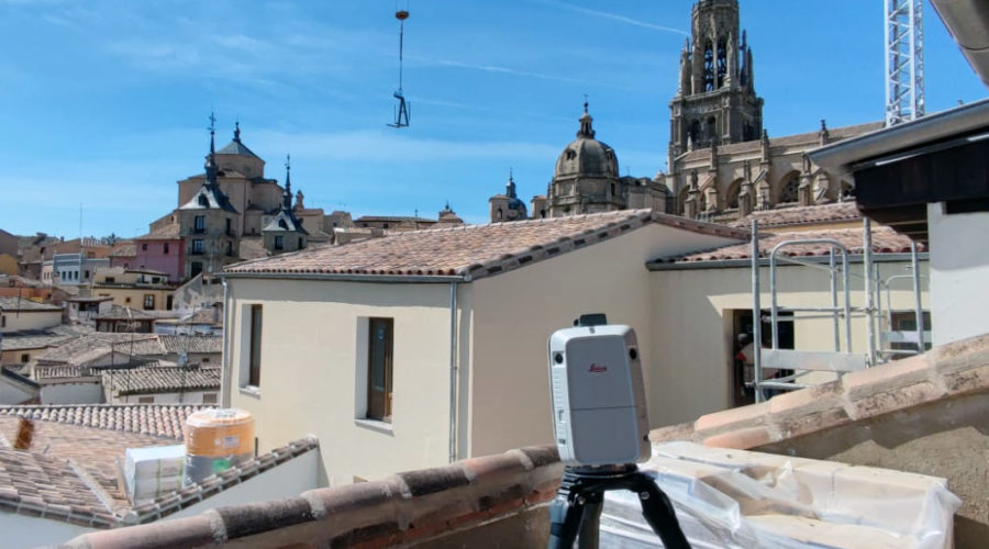 Rehabilitación con láser escáner en el centro histórico de Toledo