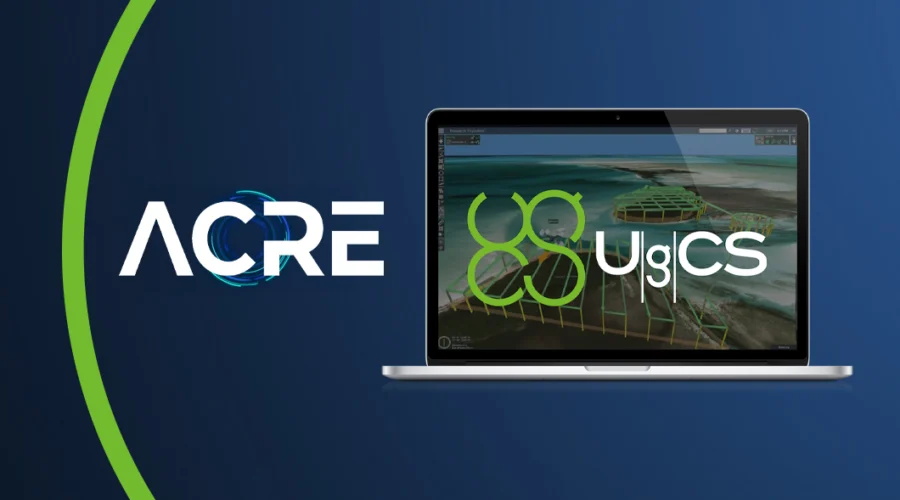 ACRE nuevo distribuidor de UgCS; desarrollador de software para aplicaciones con dron.