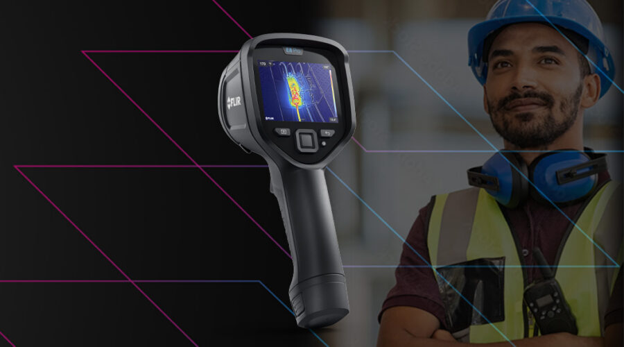 Inspecção termográfica de apontar e disparar com FLIR E8 Pro