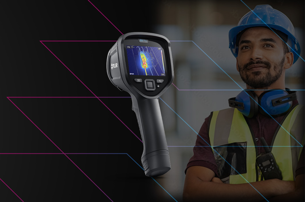 Inspecção termográfica de apontar e disparar com FLIR E8 Pro