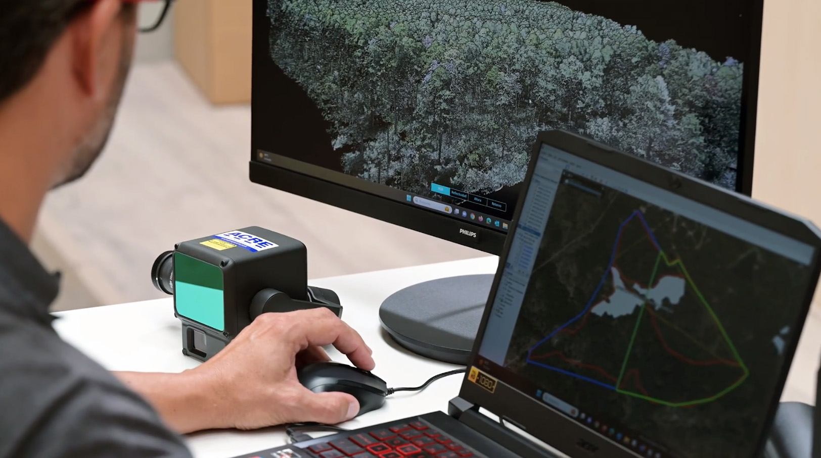 LiDAR para dron DJI Zenmuse L2 nube de puntos dji terrA