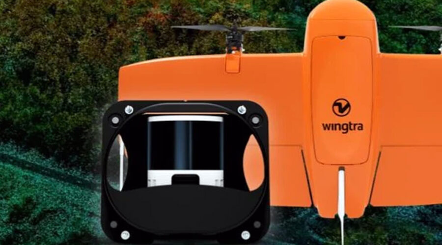 lidar para dron wingtra
