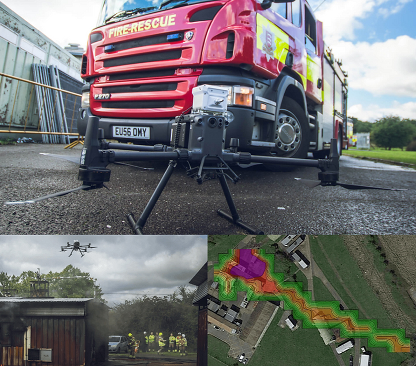 Detector de gas letal con dron Sniffer 4D-12