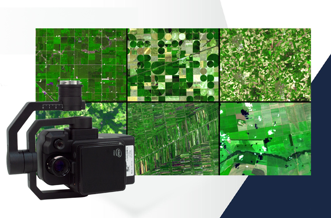 Cámaras hiperespectrales para drones en topografía