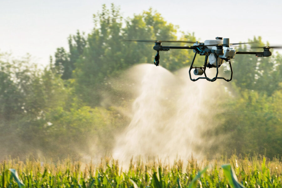 dji dron pulverizador