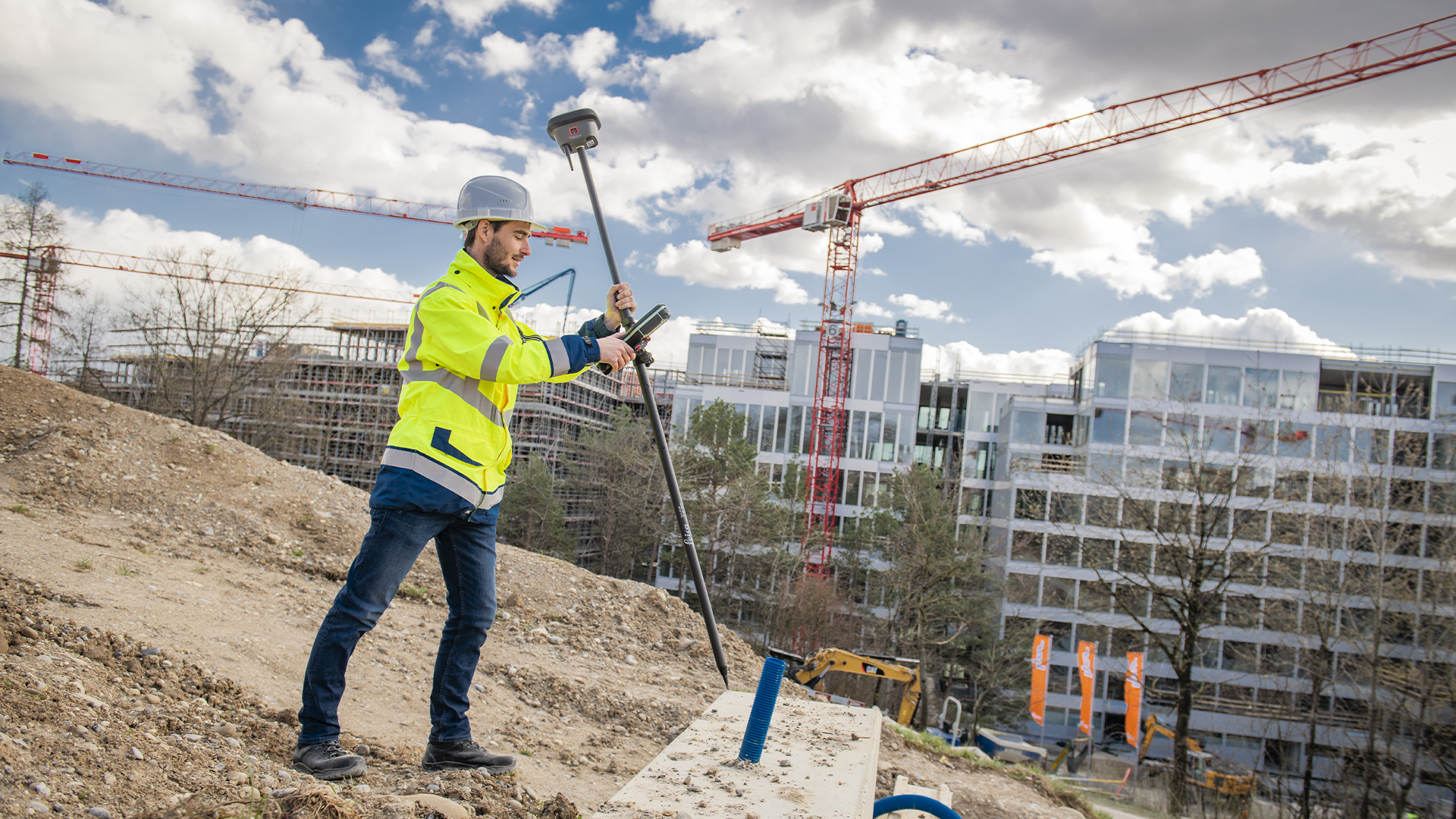 ANTENA MOVIL RTK GNSS GS18
