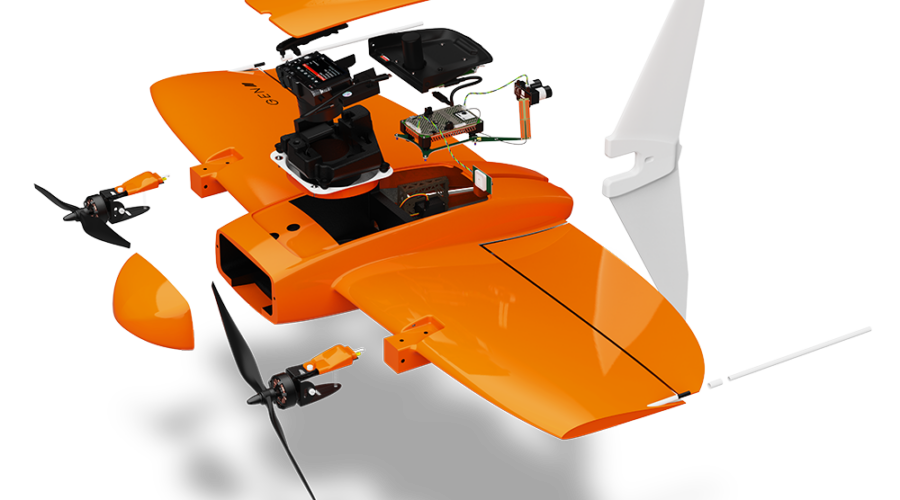 WingtraOne GEN II exploded 3D