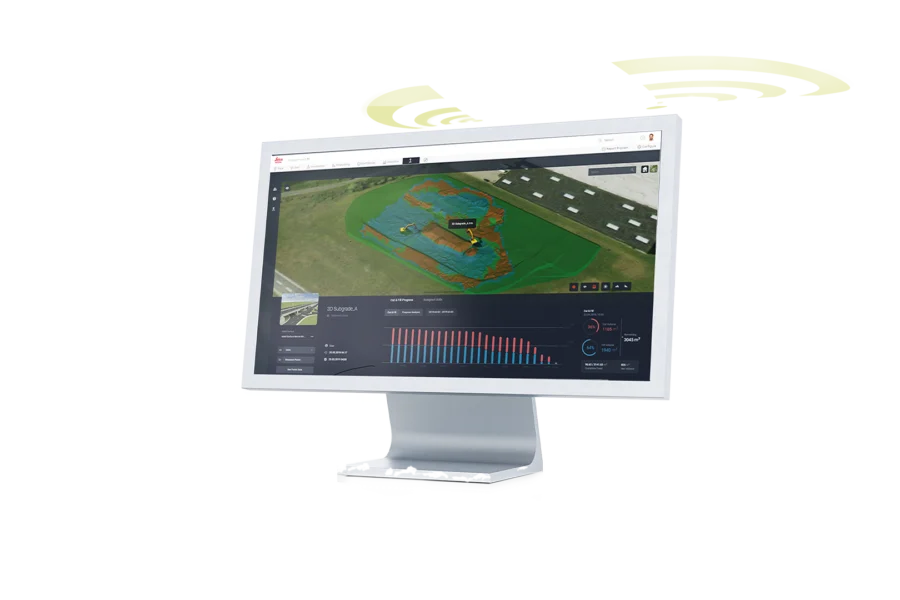 Leica ConX software de gestion de datos topograficos en la nube
