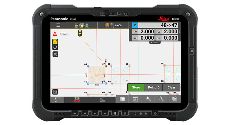 4-Building Construction_CC200-Leica-iCON_As-built and checks-Checks-App