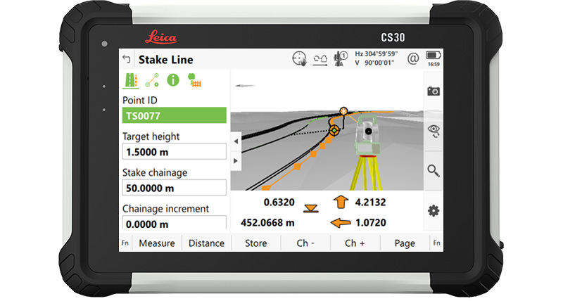 Software de gestión de base de datos de carreteras Leica SiRoad Manager