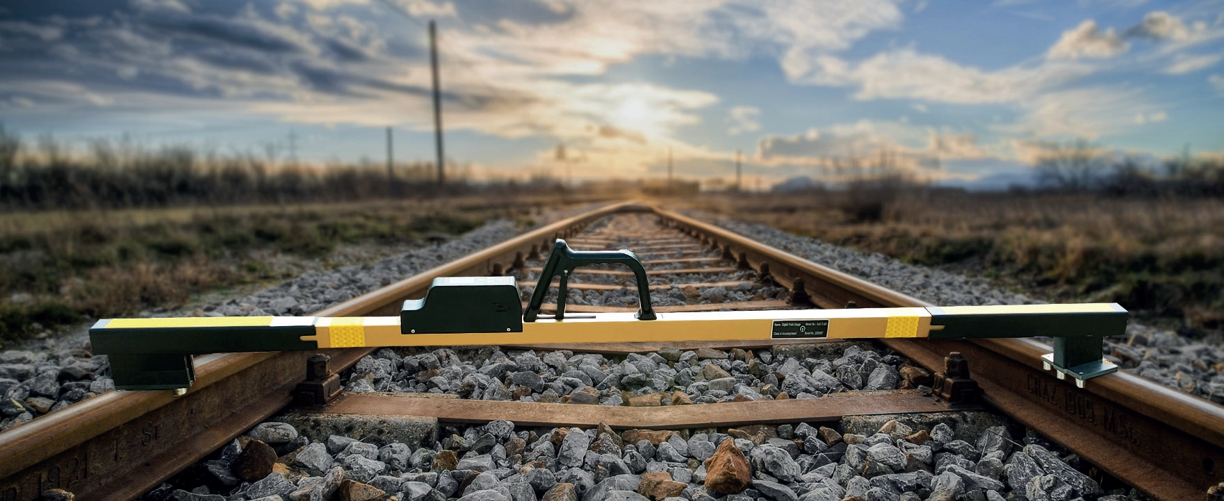 regla digital para ferrocarril