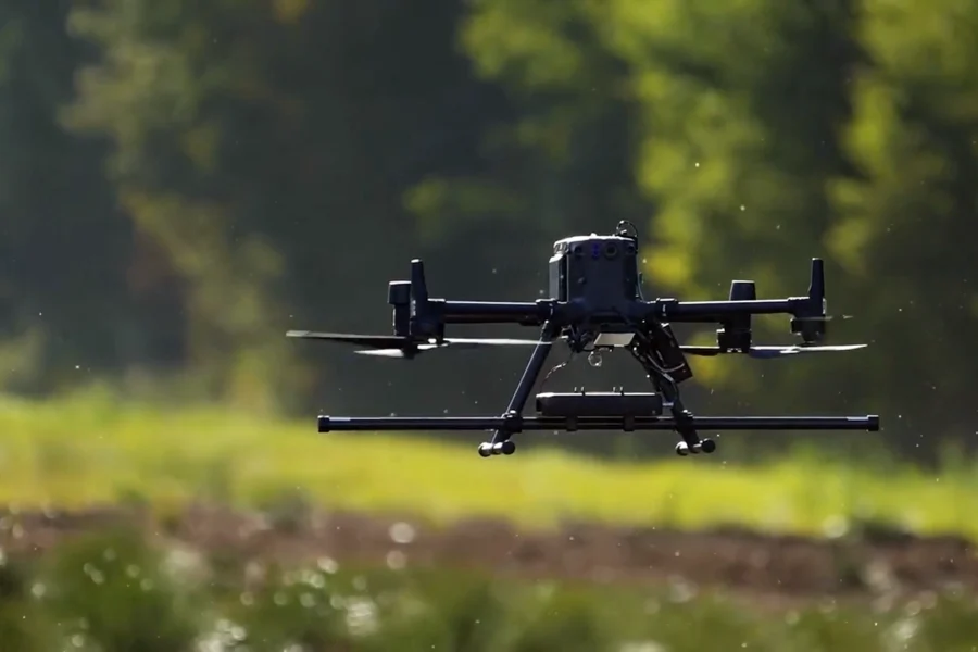 detecta campos magneticos con dron