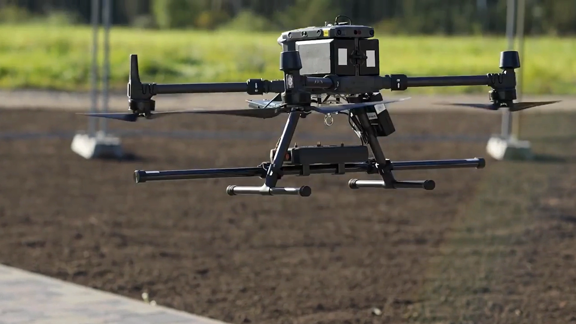 detector de metales con dron