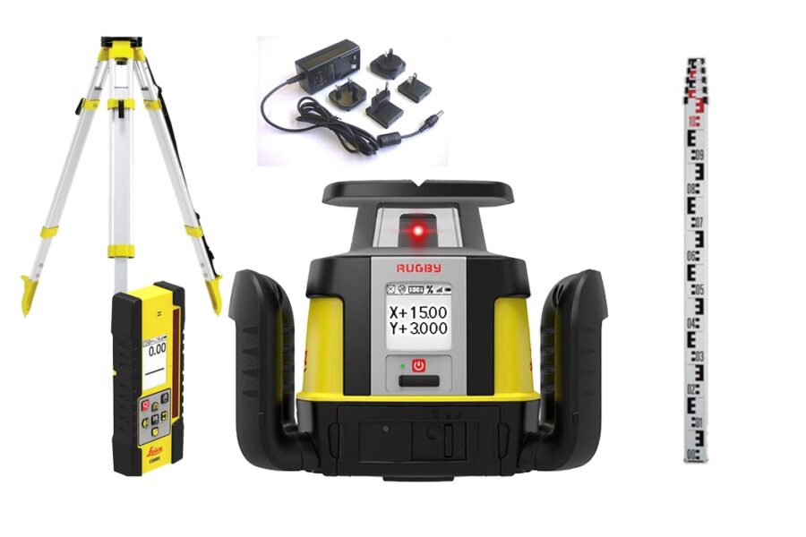 PACK Nivel laser de doble pendiente automático horizontal o vertical