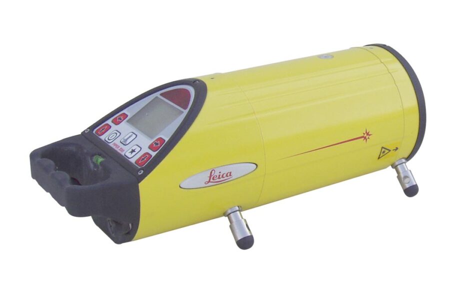 Láser de tuberías Leica Piper 100 con control remoto y tablilla de puntería