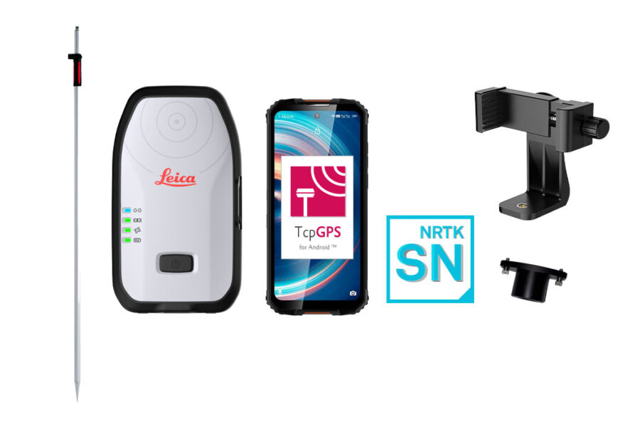 FLX100 Plus + Tcp GPS + SmartNET + móvil + bastón + soporte