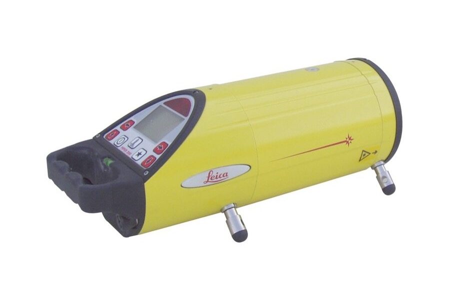 Láser de tuberías Leica Piper 200 con control remoto y tablilla de puntería