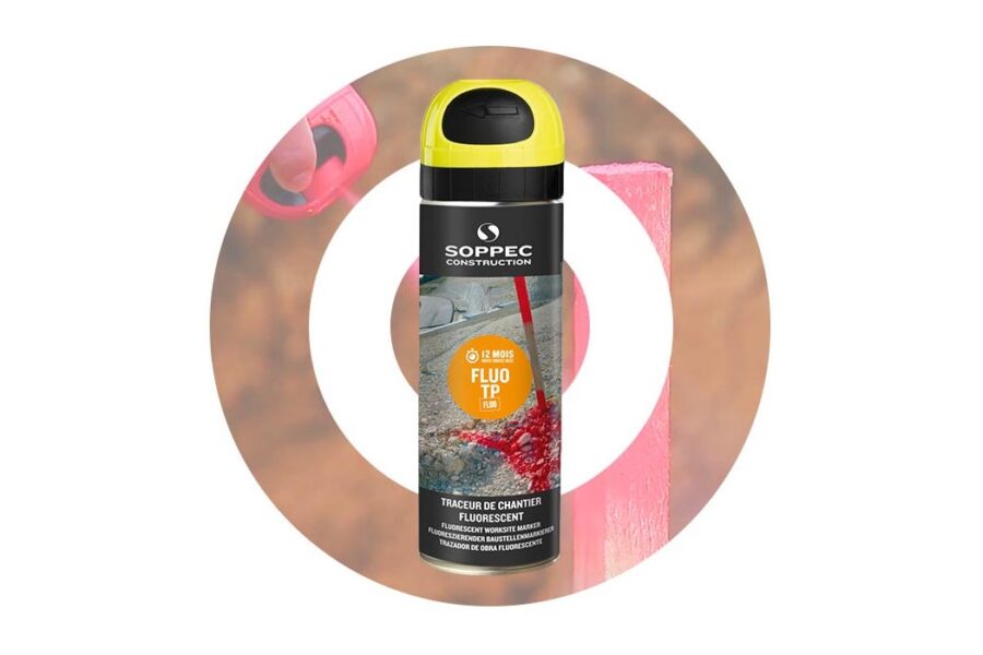 Spray pintura fluorescente FLUO TP. Amarillo SOPPEC