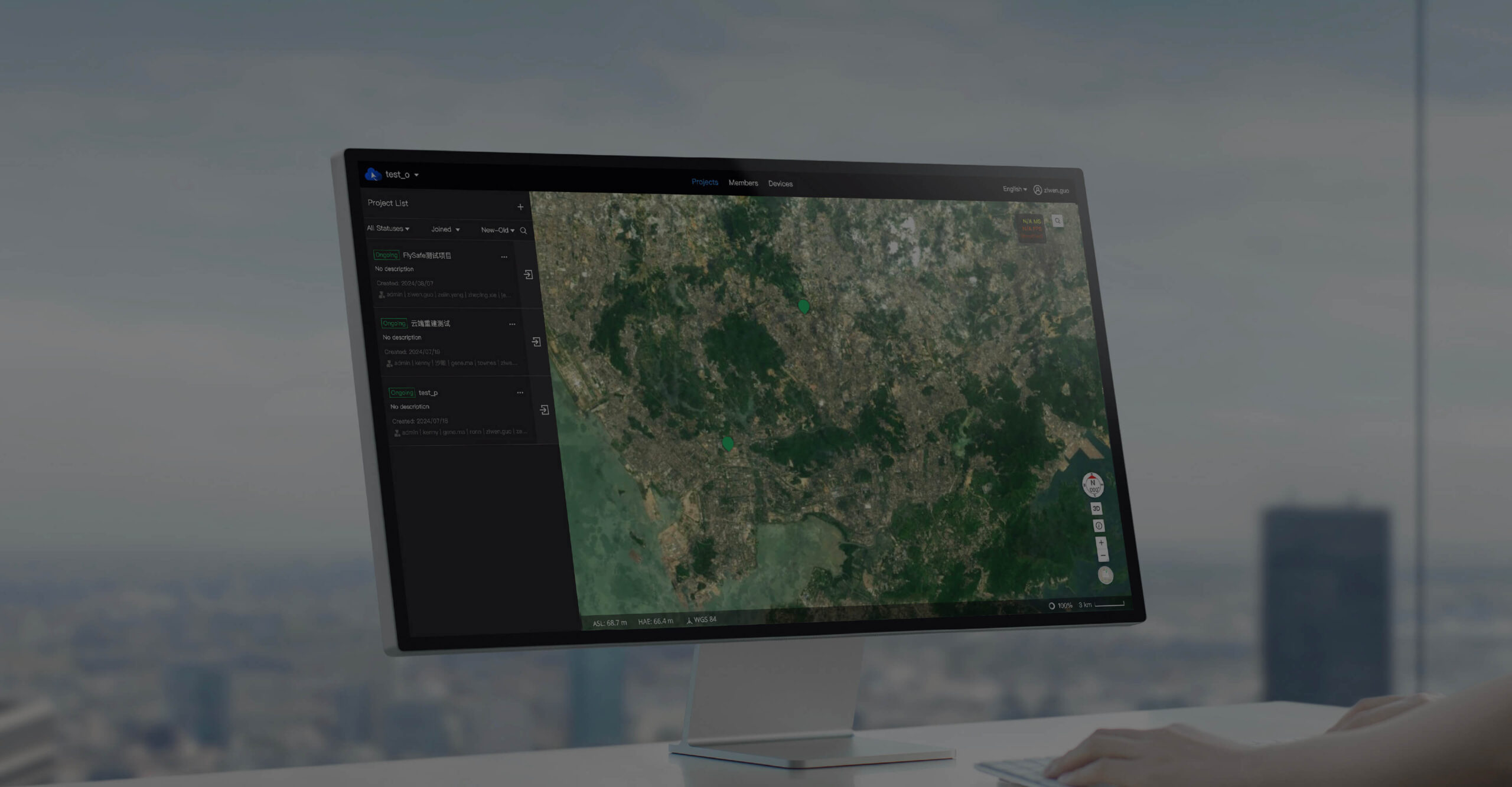 software gestion de flotas dji