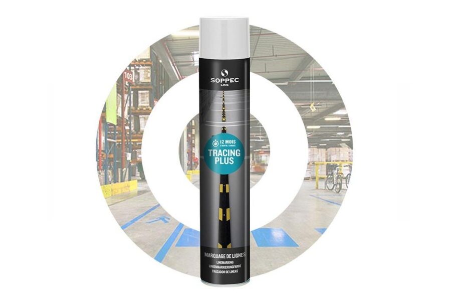 Trazador de líneas industrial TRACING PLUS. Blanco SOPPEC