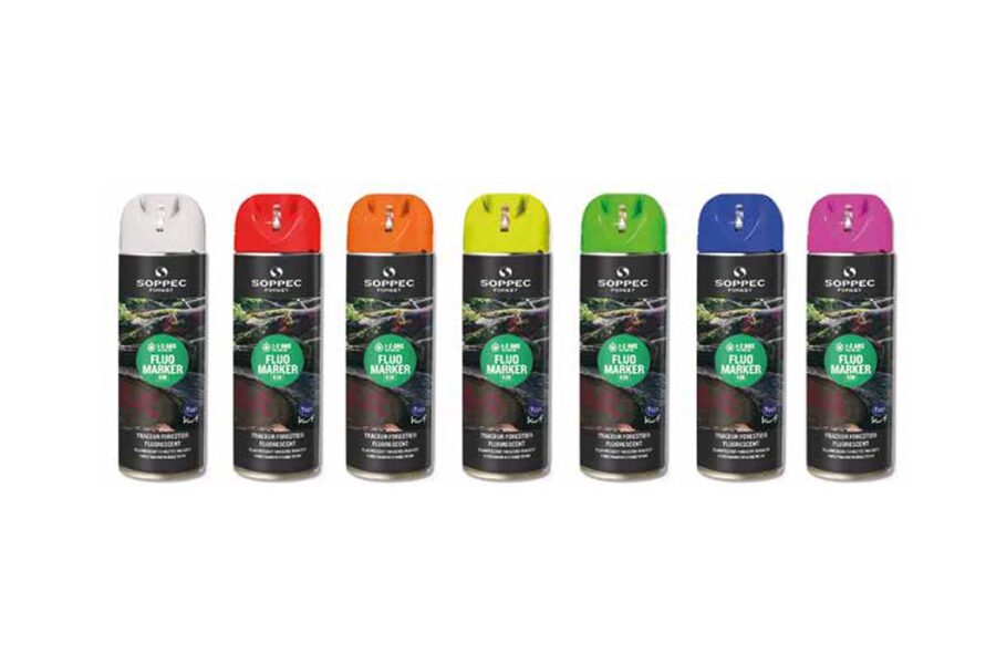 Spray de pintura forestal fluorescente FLUO MARKER SOPPEC