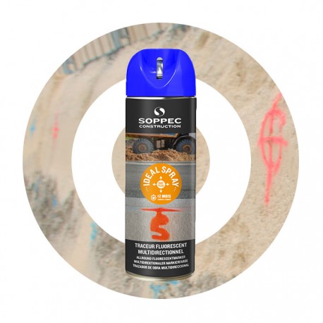 Spray de pintura 360º IDEAL Azul SOPPEC