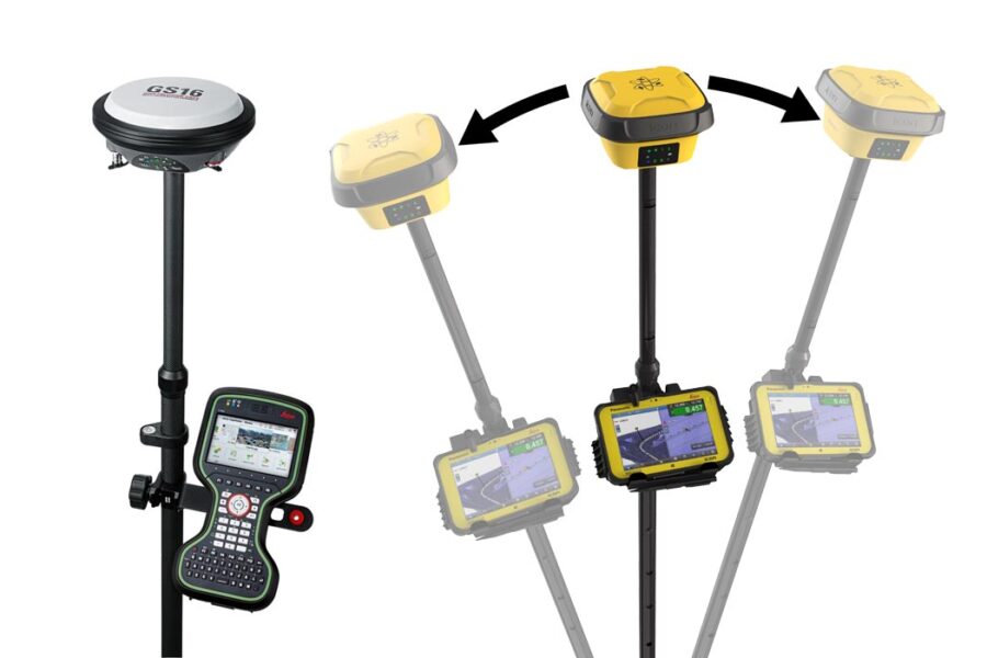 Móvil Bifrecuencia Radio RTK / GPRS para alquiler