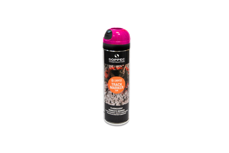 Spray de señalización para obra fluorescente SOPPEC TRACK MARKER Cereza