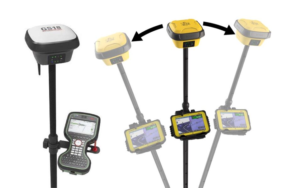 Móvil Bifrecuencia Radio RTK / GPRS GS18T/ICG70 para alquiler