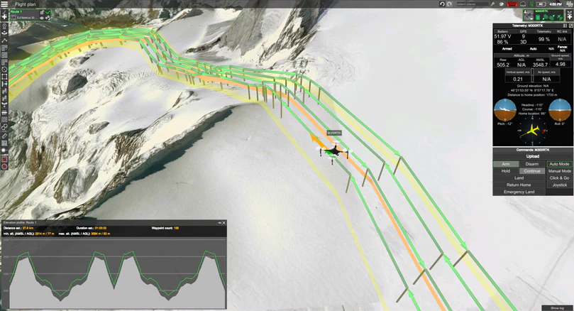 UgCS PRO software para levantamientos con dron