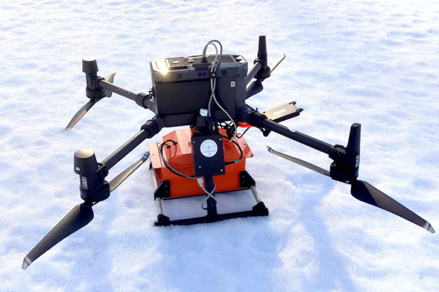 Georradar GPR Zond Aero 1000 "NG" de alta velocidad y RTS
