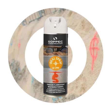 Spray de pintura 360º blanco