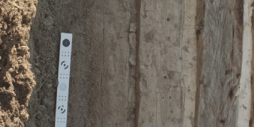 Puntos de control del terreno / soporte de barras de escala