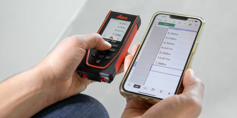 Transferir directamente de forma digital los resultados medidos