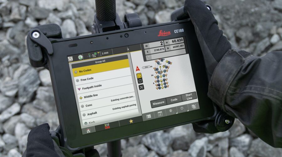 Leica iCON CC180 controladora para construcción