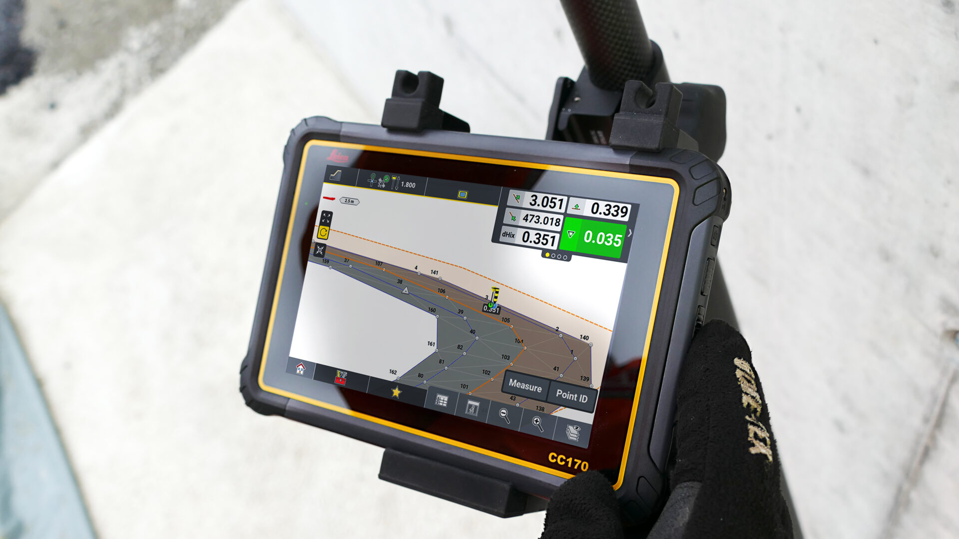 Leica iCON CC170 – Controlador de campo