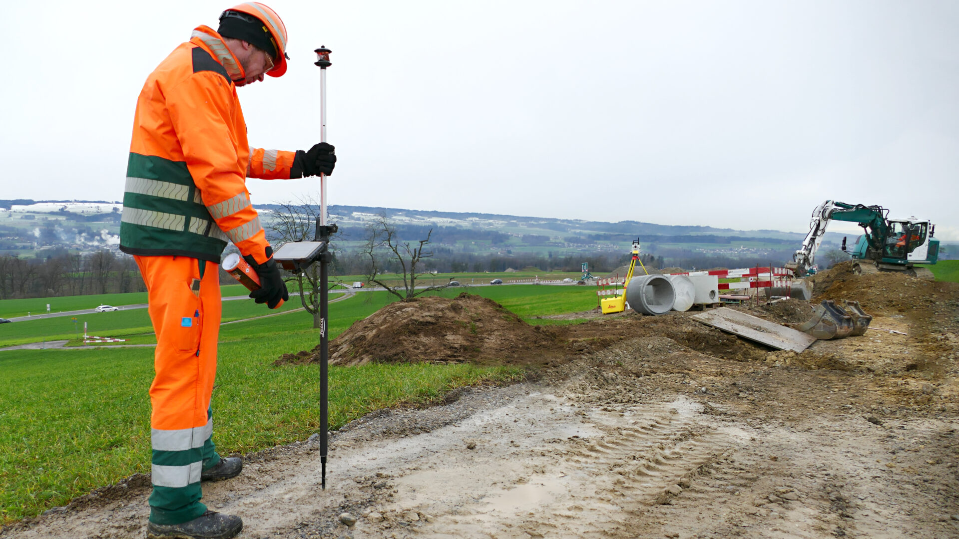 Leica iCON CC170 controladora de campo para construccion
