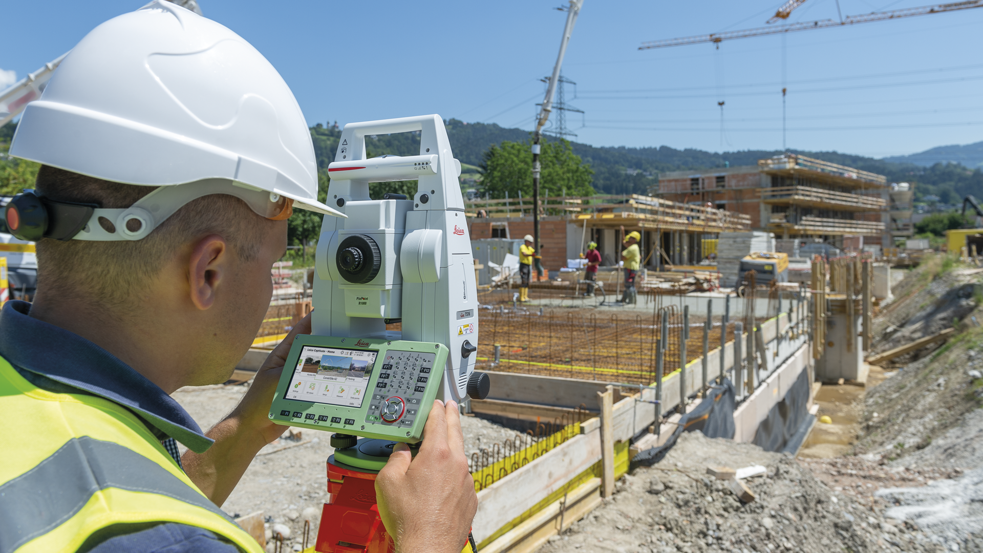 Estación Total Leica TS16 para topografía profesional. Precisión, fiabilidad y soporte técnico en ACRE. ¡Contáctanos!