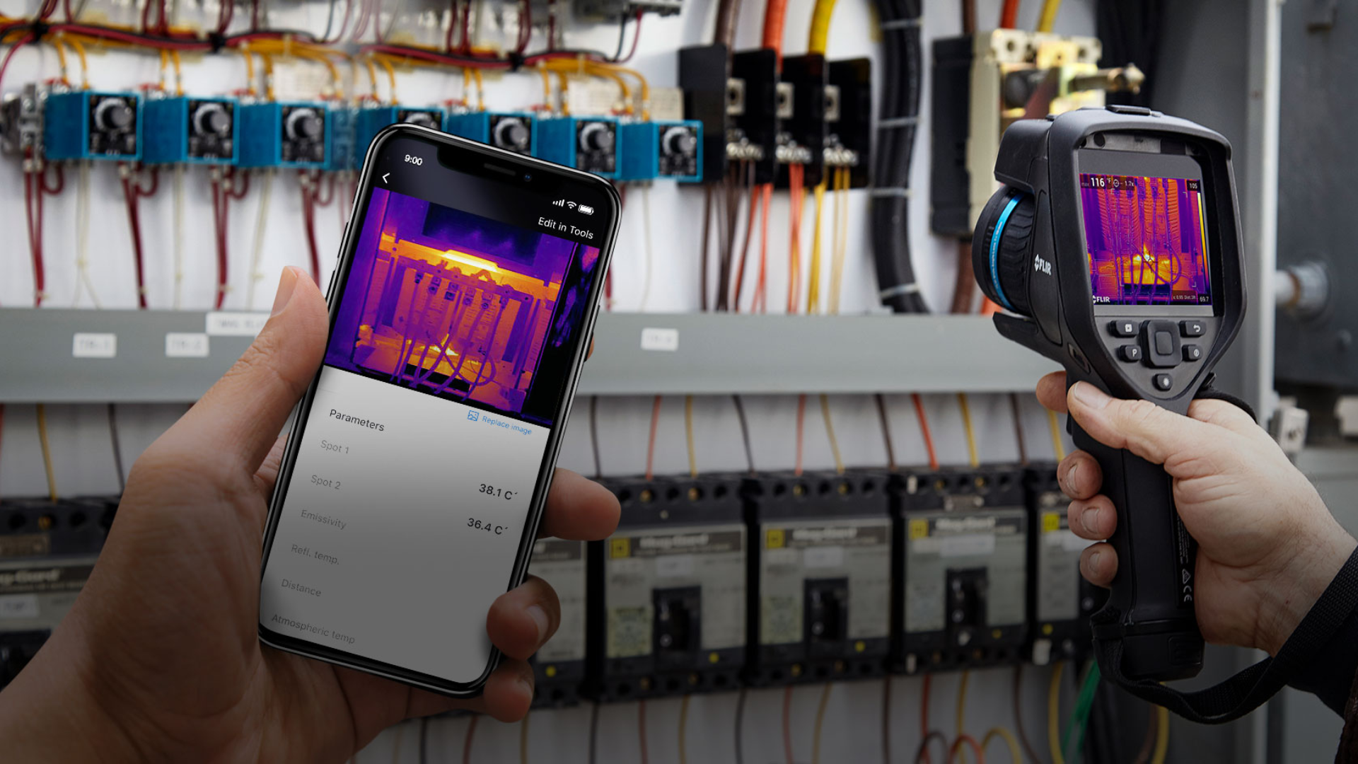 FLIR Insite para inspecciones térmicas