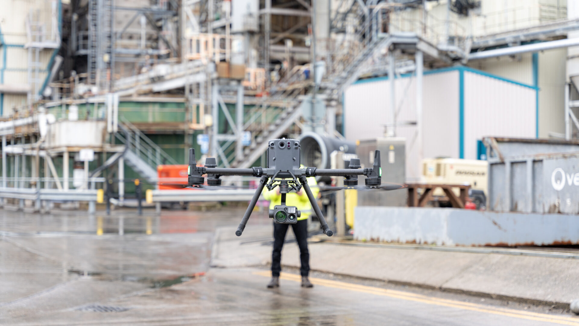 Monitorización de infraestructuras con dron