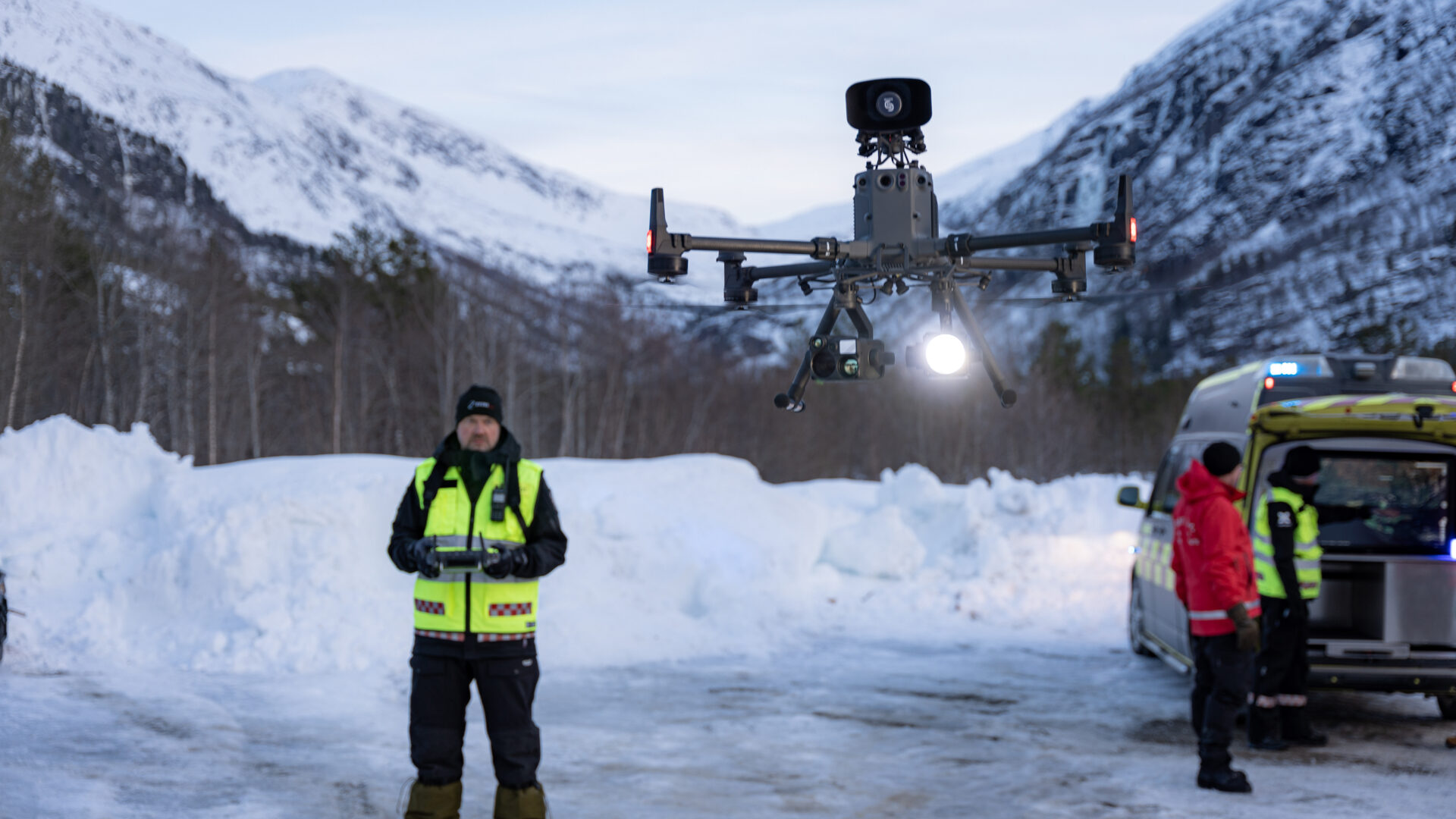 Drones para seguridad y rescate