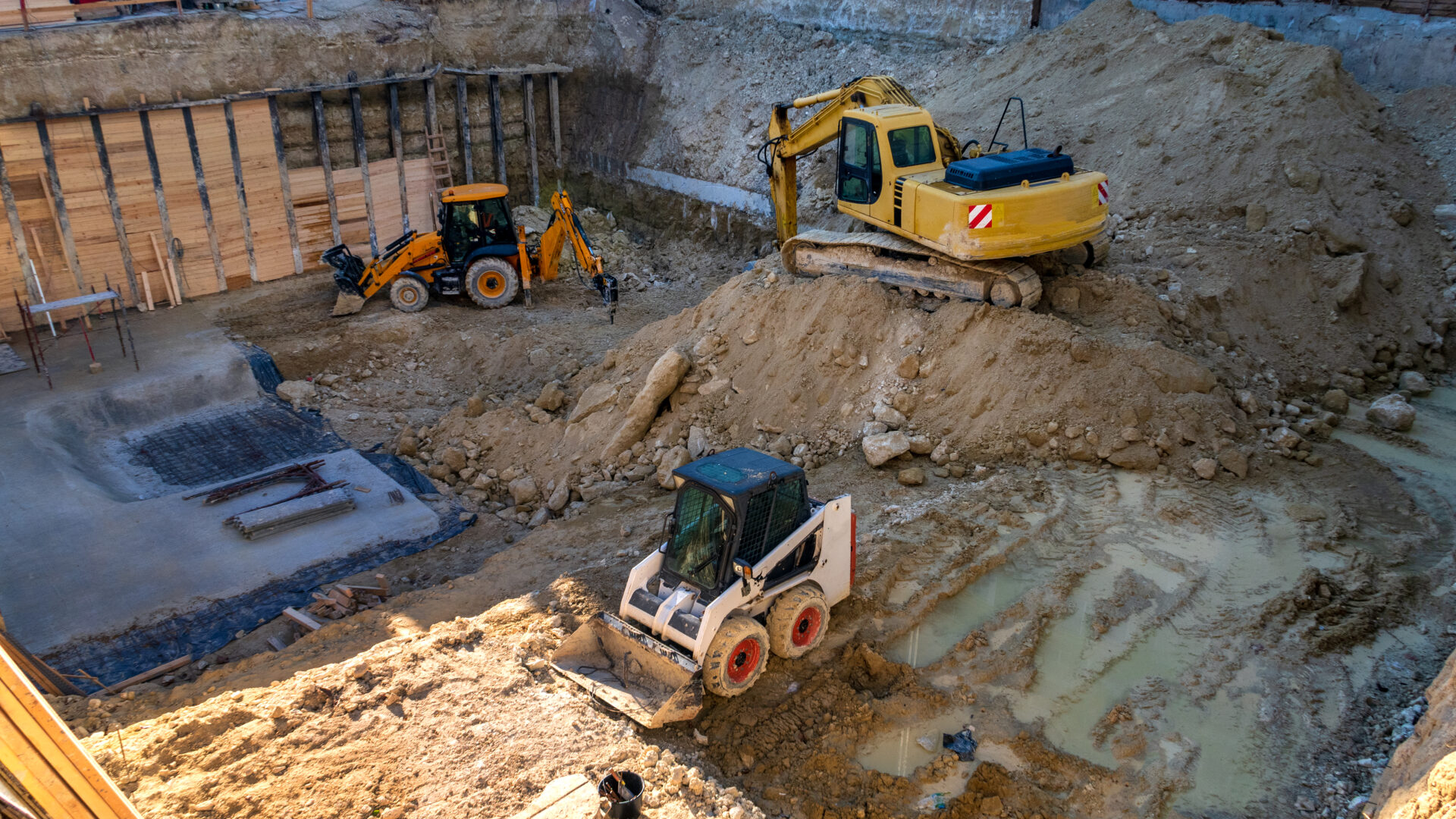 Excavaciones maquinaria de industria AEC