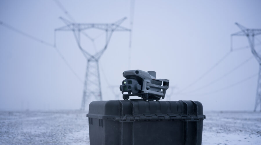 TENDIDO ELECTRICO CON DRON