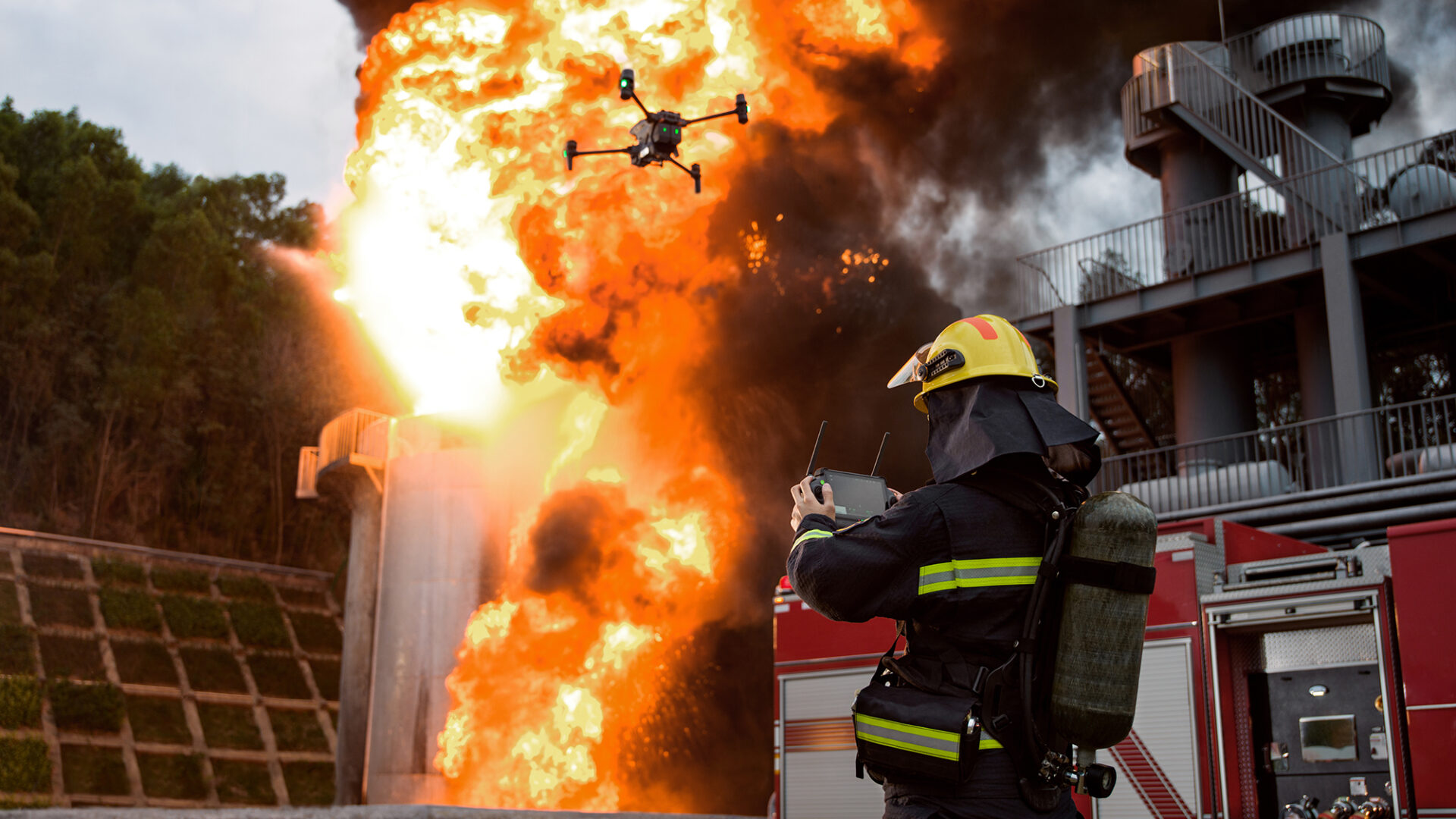 DRON INCENDIOS